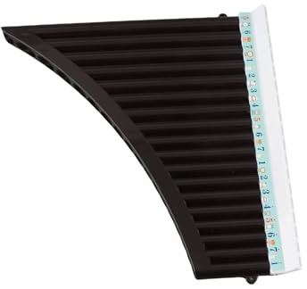 Mtlavishness Avdelning 18 Rör Pan Flute C -nyckel med munstycket Lätt att lära sig och vackert Sound Wind Instrument idealiskt för studenter och nybörjare kommer med bärväska (Svart)