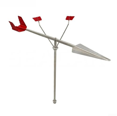 Veleta de viento de acero inoxidable 304, indicador de dirección del viento marino para barco, accesorio de vela al aire libre resistente a la intemperie