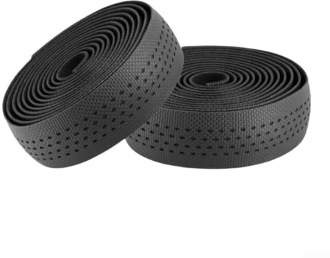 Landsvägscykeltejp anti-vibration silikon EVA-kudde för cykelstyre - svettbeständigt halkfritt grepp 210 x 3 cm (svart)