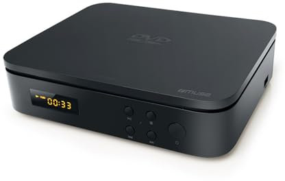 Reproductor DVD MUSE M-52 DV Color Negro, Full HD, USB, HDMI, RCA, Mando
