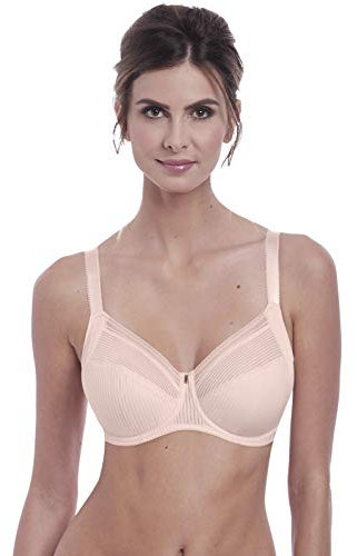 Fantasie Women's Fusion Underwire Full Cup Side Support Bra Coverage, Blush, 38FF US