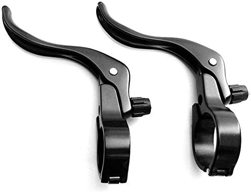 SENQI Road Bike Fixed Gear Ultralight Cold Forged Aluminum Bicycle Brake Lever Black 22mm/24mm/26mm/32mm Bar End