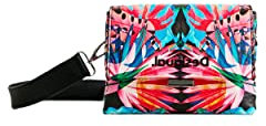 Desigual Damen Bols_virtual Pink Rodas Across Body Bag, Rot, Einheitsgröße EU