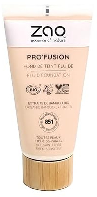 Zao ProFusion Fluid foundation 851 Porcelain beige