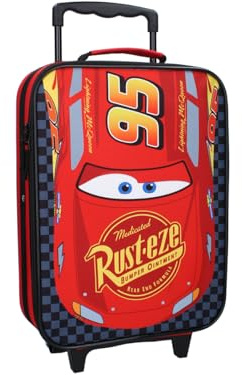 Vadobag Kinder Trolley Cars Kinderkoffer Kindertrolley McQueen Trolly Jungen Handgepäck Kindergepäck