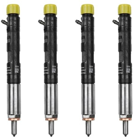 4 inyectores de combustible diésel nuevos EJBR01801A/EJBR01801Z Compatible con Renault Clio, Kangoo, Megane, Scenic 1.5 DCI
