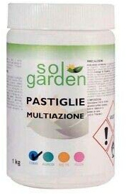SOLGARDEN Pastiglie Igienizzanti Multi Action 200 g conf. 1 kg