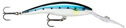 Rapala Unisex-Adult Deep Tail Dancer Angelköder-Angelzubehör aus Balsaholz-Stabile Tauchschaufel-Süßwasser Spinnköder-Lauftiefe 12m-13cm, 42g-Hergestellt in Estland-Blue, Bleu Sardine, 13 cm / 42 g