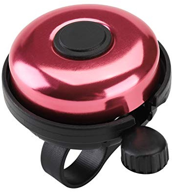Paliston Sonnette de Vélo Aluminum Cloche de Vélo Classique pour Adultes Enfants Garçons et Filles Rose