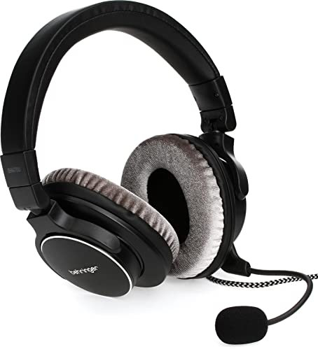 Behringer BH470U Headphones Premium Stereo Headset with Detachable Microphone and USB Cable