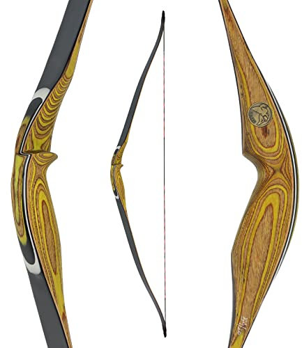 DRAKE ARCHERY Elite Zorse - 54 Zoll - 20-45 lbs - Hybridbogen (Kombination aus Recurvebogen und Langbogen) (40 lbs, Linke Hand)