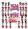 LOL Toppers per Torta di Compleanno,24 PCS Decorazione Torta Festa di Compleanno lol Cupcake Toppers Decoraciones para Niños Niñas Fiesta Cumpleaños