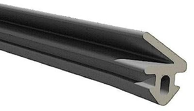 Junta Goma Ventana S-1125 Negro, para Ventanas y Puertas de PVC, Madera, Aluminio (5 m)