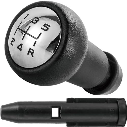 ANBOO Schaltknauf Adapter für Peugeot 5-Gang, Auto Schalthebel Manueller für Peugeot 106 107 206 207 301 306 307 308 2008 3008 5008 Citroen C2 C3 C4 B6 B9