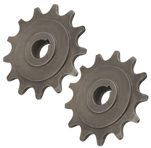 Create idea 2 Pièces 13 Dents Pignon Chaîne de Vélo Engrenage Pièce De Rechange Pignon Pignon Moteur de Scooter électrique 13 Dents 11mm ID Pignon pour 1016Z2 Z3 10d18 Motoréducteurs