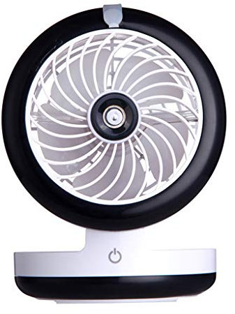 Wegiwuca Ventola di raffreddamento esterna USB ricaricabile silenzioso ventilatore portatile con design ad acqua forte