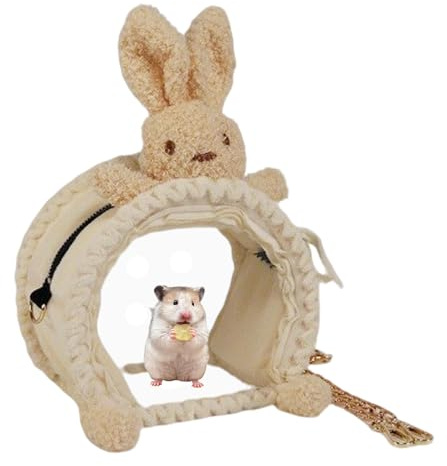 Pruojhw Transport box for small animals, transport container with transparent, transport bag for on the go, for small such as bearded dragons, sugar bags, birds, hedgehogs, kittens, ferrets