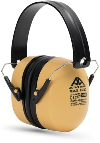 SADISRLS Cuffie Antirumore da Lavoro RIpieghevole, Protezione Orecchie Udito, Active EAR E730, Professionali Normativa CE 352-1, Riduzione del Rumore SNR 32db
