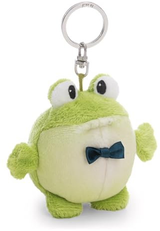 NICI 62942 - Llavero Rana Frowin 7 cm, verde,fiel compañera de peluche para mochila o bolso, para grandes y pequeños