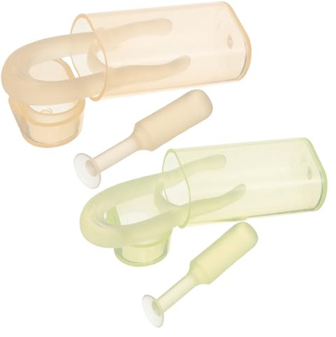 HONITANO Outil en Silicone D'insertion Retrait des Lentilles de Contact 2 Sets Portable et Compact pour Usage Extérieur Domicile