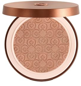 Collistar Magica Terra Bronzing Powder - Polvo bronceador compacto para el rostro, acabado mate o brillante, cobertura acumulativa, larga duración, rellenable, 09 Cristalli di Sole, 9 g
