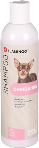 Flamingo Hundeshampoo für Chihuahua – 300 ML, Natürlicher Glanz, Feuchtigkeitsspendend, Beliebt!