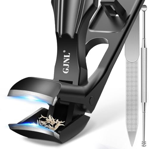 Coupe-ongles Ergonomique à Large Tête Angulaire Avec Attrape-ongles, Cadeaux de Coupe-ongles sans Dégâts Pour lui, Hommes et Femmes