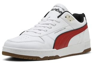 PUMA Shoes Herren Porshce Legacy RBD Game Schuhe, White-Red, 11.5, Weiß-Rot Fire, 45 EU