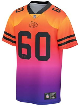 Kansas City Chiefs NFL Sunset Mesh Supporters Jersey - L