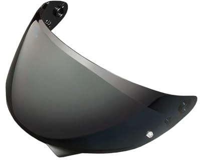 XYJTC Motorrad HJ34P-Schutzschild for HJC C10-Helmvisier, Iridium, Motorradhelm-Zubehör (Silber – for tagsüber)(Deep Black-For day)