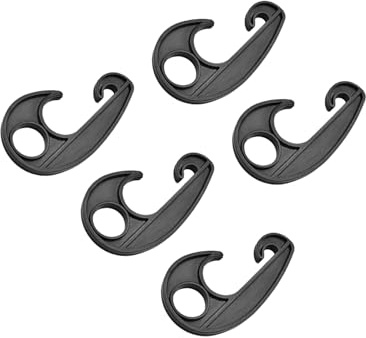 AMSLSIU Crochet de Grande Taille, Robuste et Durable, pour Fixation de moustiquaire et Toile Tente. Crochet en Filet résistant et adapté à Multiples usages.