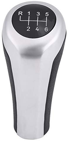 Aramox 6 Gang Auto Schaltknauf Abdeckung, Schalthebelknopf, Auto 6 Gang Schaltknauf für E39 E46 E53 E60 E63 E83 E90 E92