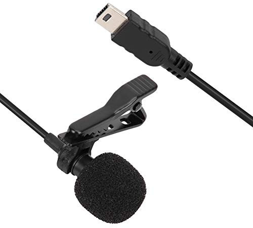 Goshyda USB-Stereo-Außenmikrofon Professionelles Mikrofon mit Clip-Unterstützung Plug & Play für 3/3+/4 für Audio- und Videoaufzeichnung