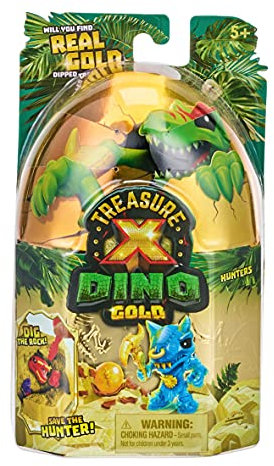TREASURE X Dino Gold Dino Single Pack Unboxing toy Dig Age 13+ and discover collectable Dino figures Will you find real gold treasure 8 levels of adventure