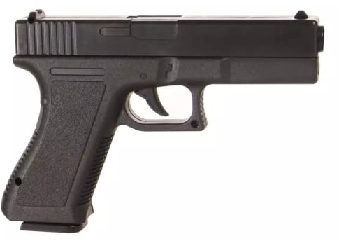 Saigo Defense Pistola a Sfera Airsoft MK1 SG00058 - Modello a Molla - Ricarica Manuale/Colpo per Colpo - Colore: Nero - Materiale: Plastica ad Alta Resistenza - Potenza 0,3 Joule, 190x140mm