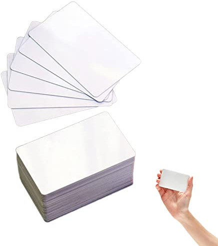 50 Pcs Blank Kraft Paper Cards Business Cards,Message Card,DIY Label Hard Paper Card can be Written on Both Sides,Cards Blank for School Home Office Supplies,Shorthand Learning,DIY,Memory(87 * 52mm)