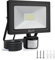 CLY Led Strahler mit Bewegungsmelder Außen, 35W 3000LM Außenstrahler 6500K Kaltweiß LED Fluter Superhell Außenleuchte IP66 Wasserdicht Flutlicht Scheinwerfer Aussen für Garten Garage Hinterhof