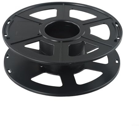 Enrouleur de câble vide robuste noir pour brancher, câbles de camping, lumières de Noël, câbles filamentaires