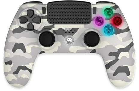 Freaks and Geeks - Manette Sans Fil pour PS4 - White Camo