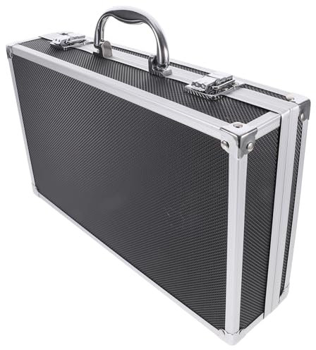 Parliky Mikrofon-aufbewahrungsbox Für Audiogeräte Mikrofonkoffer Mit Multi-Slot-Struktur Mikrofonbox Zum Schutz Aufbewahrung