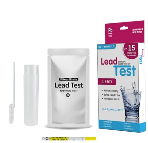 Kit Di Analisi d-ell'acqua Per Acquari, Kit Di Analisi Del Piombo Nell'acqua Potabile, Piombo Nell'acqua Di Pozzo Delle Falde Acquifere, Striscia Di Analisi Del Piombo E Del Piombo