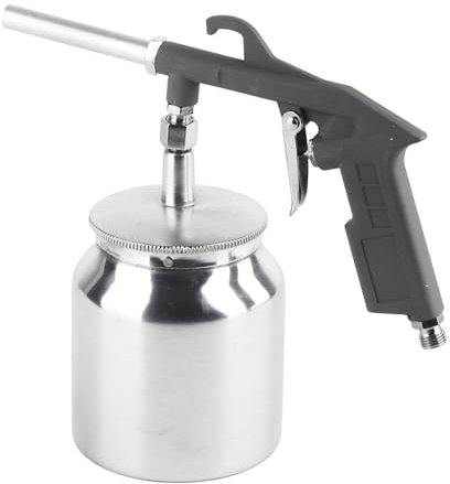 Sand Blasting Gun Kit, 10.0bar Working Pressure, 320-420L/min Air Consumption, Handheld Sand Blaster for Glass Sanding, Polishing