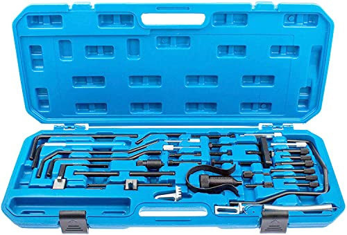 JOMAFA 4193 - Herramientas para ajuste de motor y cambio de distribucion para motores 1.0, 1.1, 1.4, 1.6, 1.8, 2.0, 2.2 HDi Compatible con Peug y citroe P.S.A - Acero endurecido