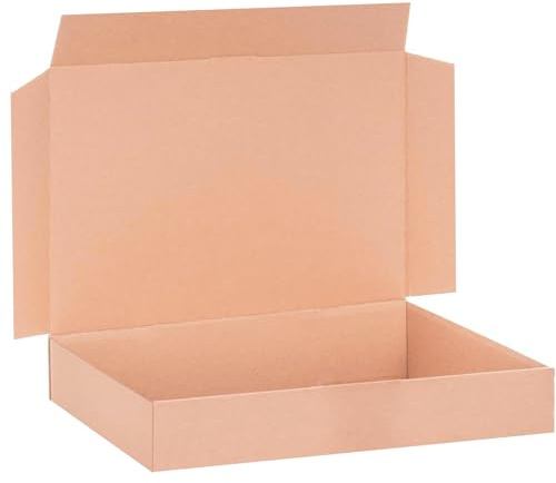 Maxibrevlådor 360 x 260 x 60 mm maxibrev kartong vikbar låda stabil fraktkartong