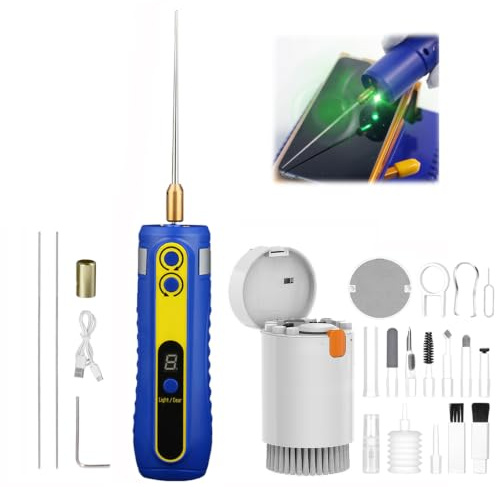 Outil de Suppression de Colle électrique, Dissolvant de Colle pour écran LCD 4 Vitesses Réglables D'élimination de la Colle Sèche pour écran de Téléphone Portable Kit Nettoyage Clavier