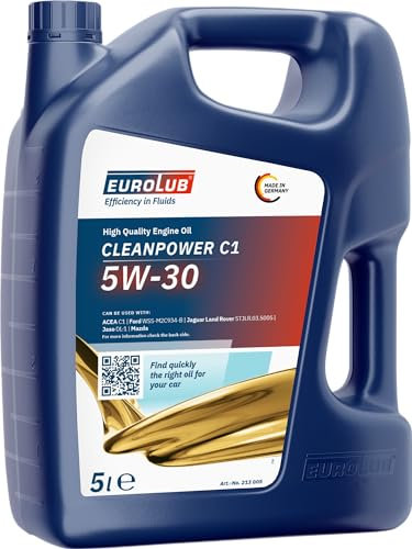 EUROLUB CLEANPOWER C1 SAE 5W-30 Motoröl, 5 Liter