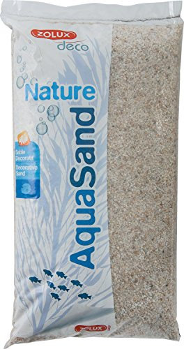 Zolux Gravier Naturel pour Aquarium Quartz Blanc de 1 à 3 mm de Granulométrie 12 kg