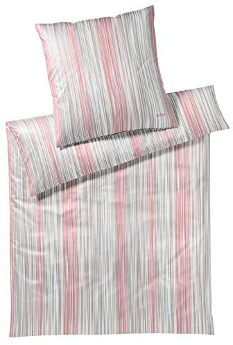 JOOP! Bettwäsche Pinstripe coral Kissenbezug einzeln 40x80 cm