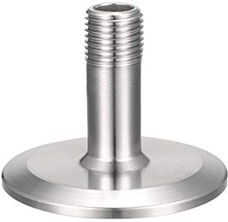 XYWHPGV Sanitär-Rohrverschraubung 1/4 NPT Außengewinde auf 1,99 Ferrule Edelstahl-Klemmfitting, Packung mit 1(ae5b5 bb811 b6b6b fd4f0 369fb a93f6