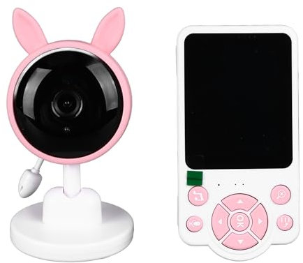 Diyeeni Babyphone mit 2,8-Zoll-HD-Display, Babyphone mit Kamera und Audio, 2-Wege-Gegensprechanlage/Zoombares Objektiv/Schreierkennung/Temperaturerkennung/Unterstützt Nachtsicht